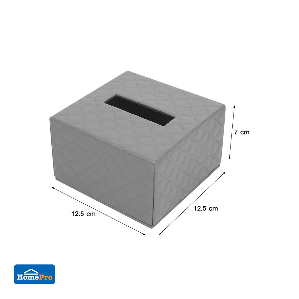 กล่องทิชชู่ POPUP PVC KECH PERTH สีเทา