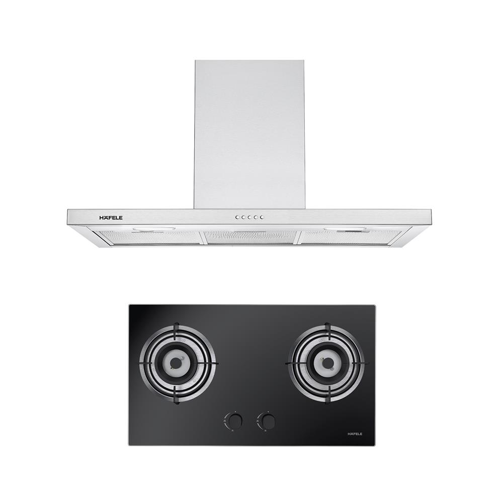 เตาฝัง+เครื่องดูดควัน HAFELE AUGUSTO+AQUILO