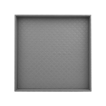 ถาด PVC KECH PERTH M 30.5x30.5x3.5 ซม. สีเทา_2