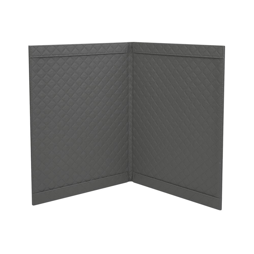 สมุดใส่เมนู PVC KECH PERTH สีเทา