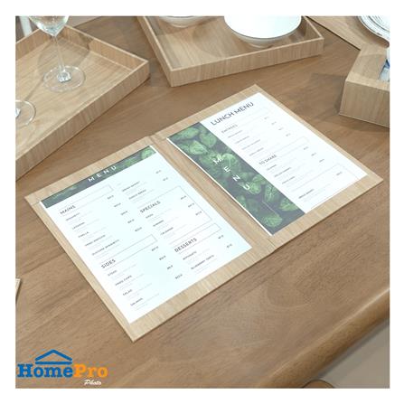 สมุดใส่เมนู PVC KECH WOLVER สีเบจ_6