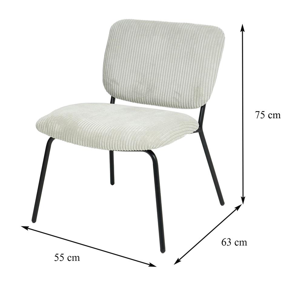 เก้าอี้ FURDINI WIDE สีเทาอ่อน