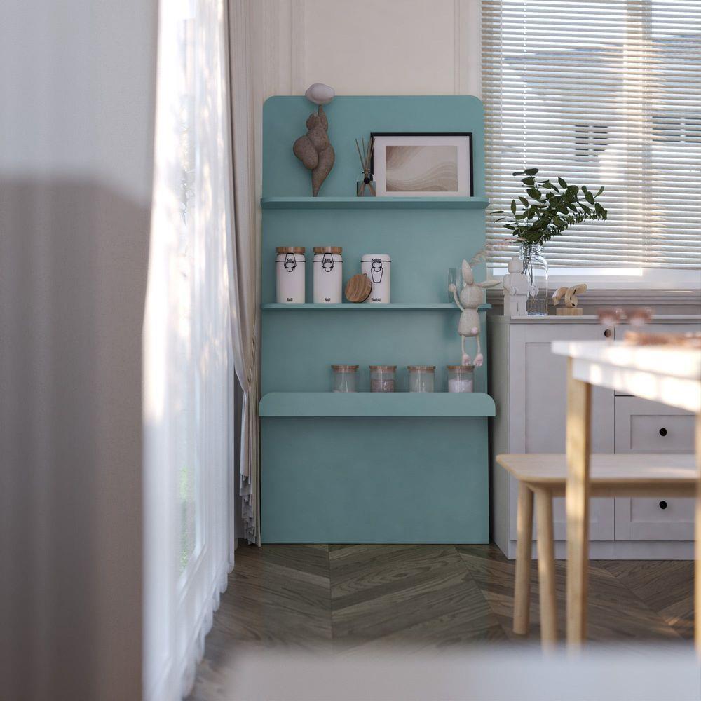 ชั้นวางของโล่ง SB FURNITURE MELLOE 19216511 80 ซม. สีฟ้า