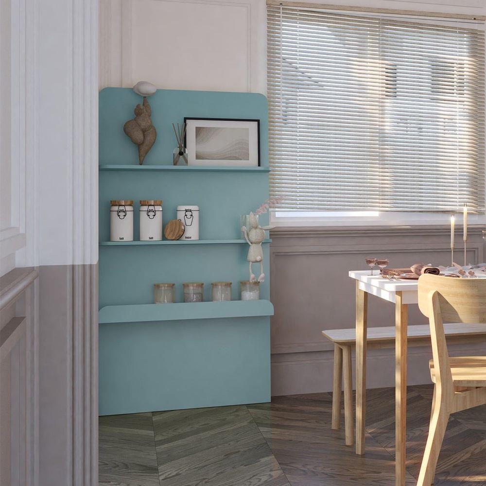 ชั้นวางของโล่ง SB FURNITURE MELLOE 19216511 80 ซม. สีฟ้า