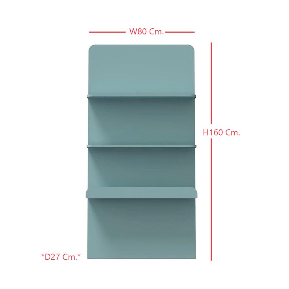 ชั้นวางของโล่ง SB FURNITURE MELLOE 19216511 80 ซม. สีฟ้า