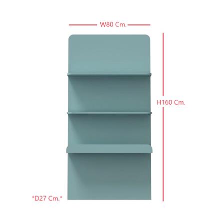 ชั้นวางของโล่ง SB FURNITURE MELLOE 19216511 80 ซม. สีฟ้า_7