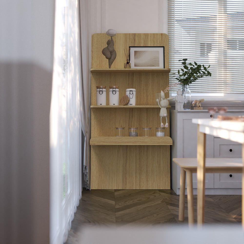 ชั้นวางของโล่ง SB FURNITURE MELLOE 19216513 80 ซม. สีแคนยอนโอ๊ค