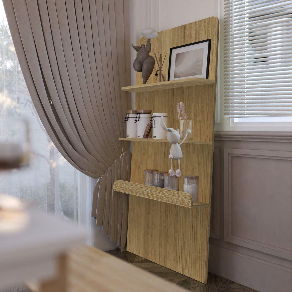 ชั้นวางของโล่ง SB FURNITURE MELLOE 19216513 80 ซม. สีแคนยอนโอ๊ค