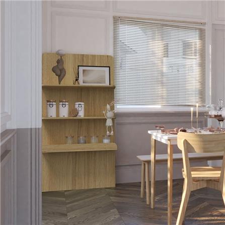 ชั้นวางของโล่ง SB FURNITURE MELLOE 19216513 80 ซม. สีแคนยอนโอ๊ค_6