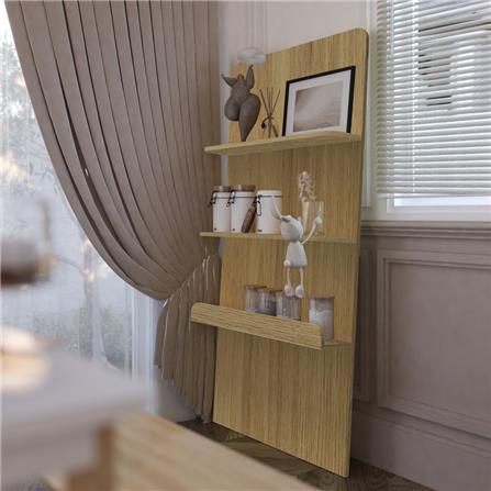 ชั้นวางของโล่ง SB FURNITURE MELLOE 19216513 80 ซม. สีแคนยอนโอ๊ค_7