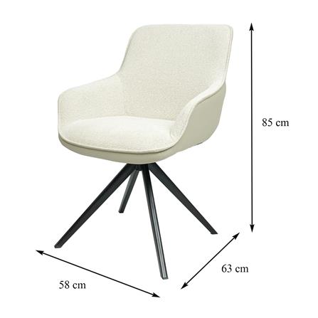 เก้าอี้ FURDINI CHARM สีเทาอ่อน_8