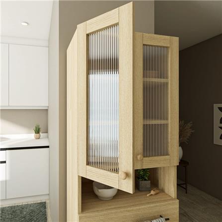 ตู้สูง SB FURNITURE RIKU 19215431 60 ซม. สีแคนยอนโอ๊ค_7