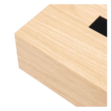 กล่องทิชชู่แผ่น PVC KECH WOLVER สีเบจ_4