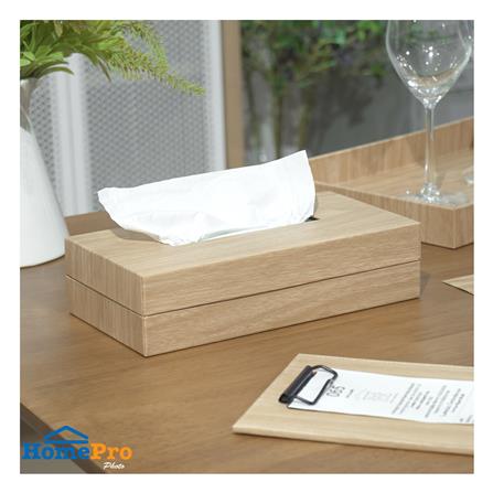 กล่องทิชชู่แผ่น PVC KECH WOLVER สีเบจ_5