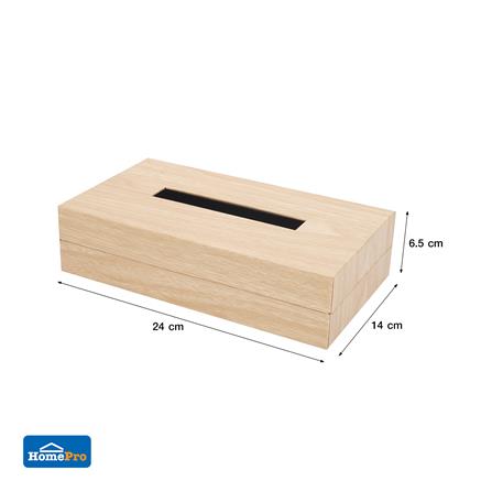 กล่องทิชชู่แผ่น PVC KECH WOLVER สีเบจ_6