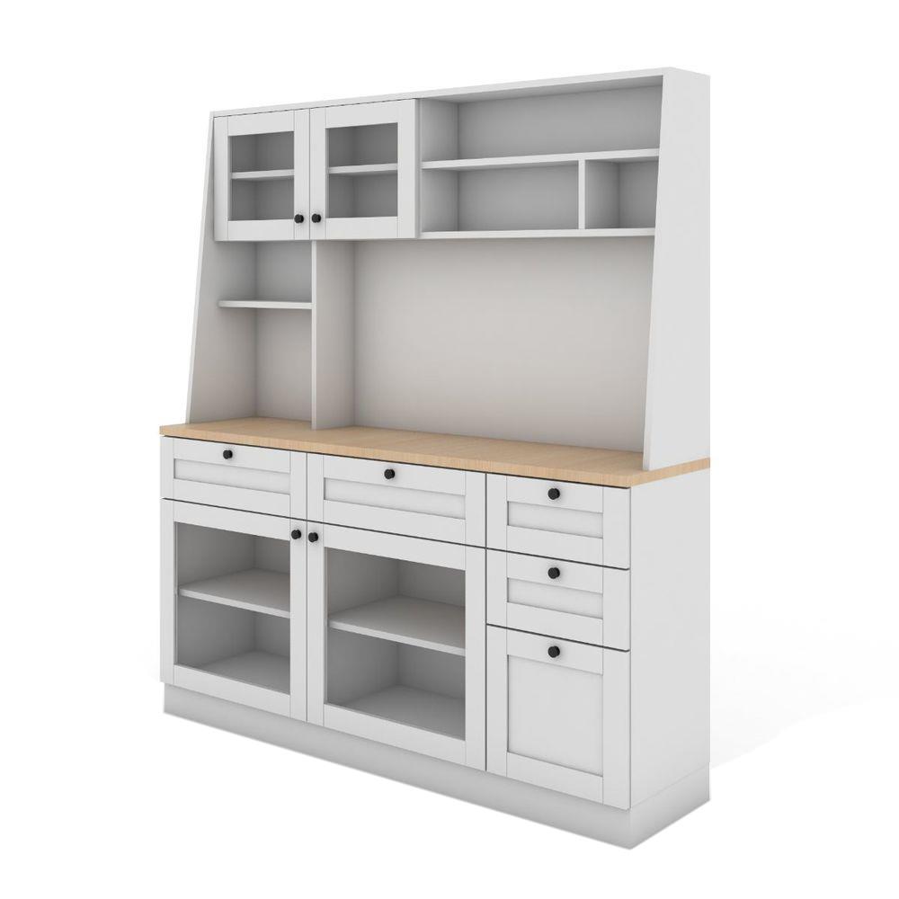 ตู้สูง SB FURNITURE ROHAN 19211944 160 ซม. สีขาว