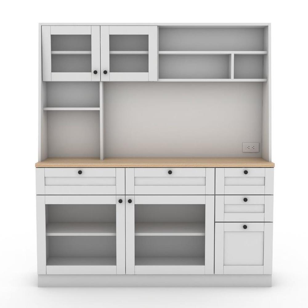 ตู้สูง SB FURNITURE ROHAN 19211944 160 ซม. สีขาว