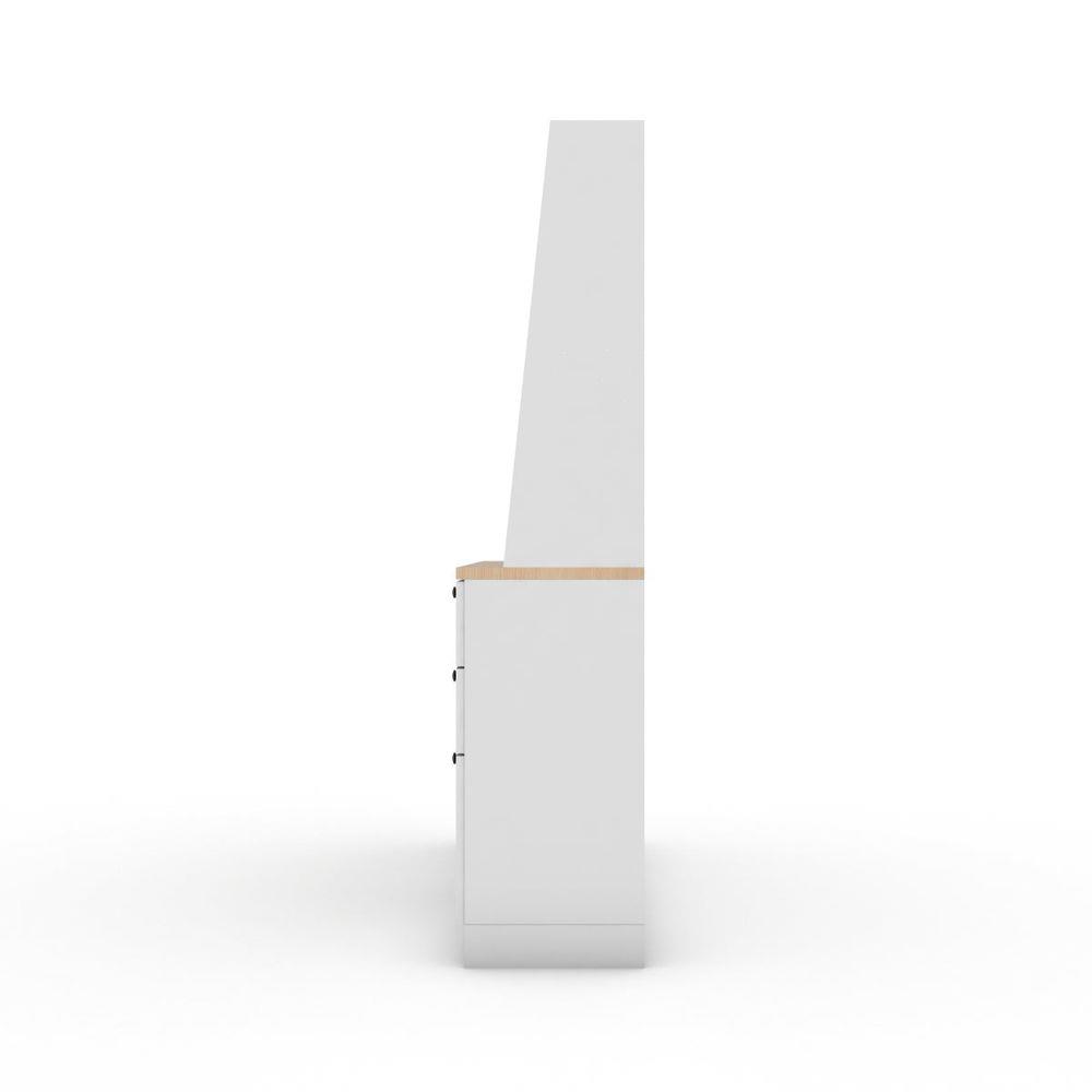 ตู้สูง SB FURNITURE ROHAN 19211944 160 ซม. สีขาว