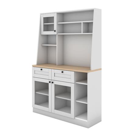 ตู้สูง SB FURNITURE ROHAN 19211943 120 ซม. สีขาว