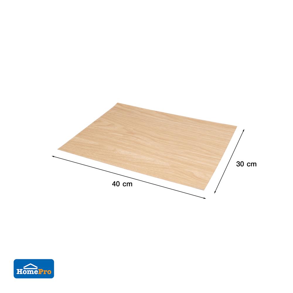 แผ่นรองจาน PVC KECH WOLVER สีเบจ