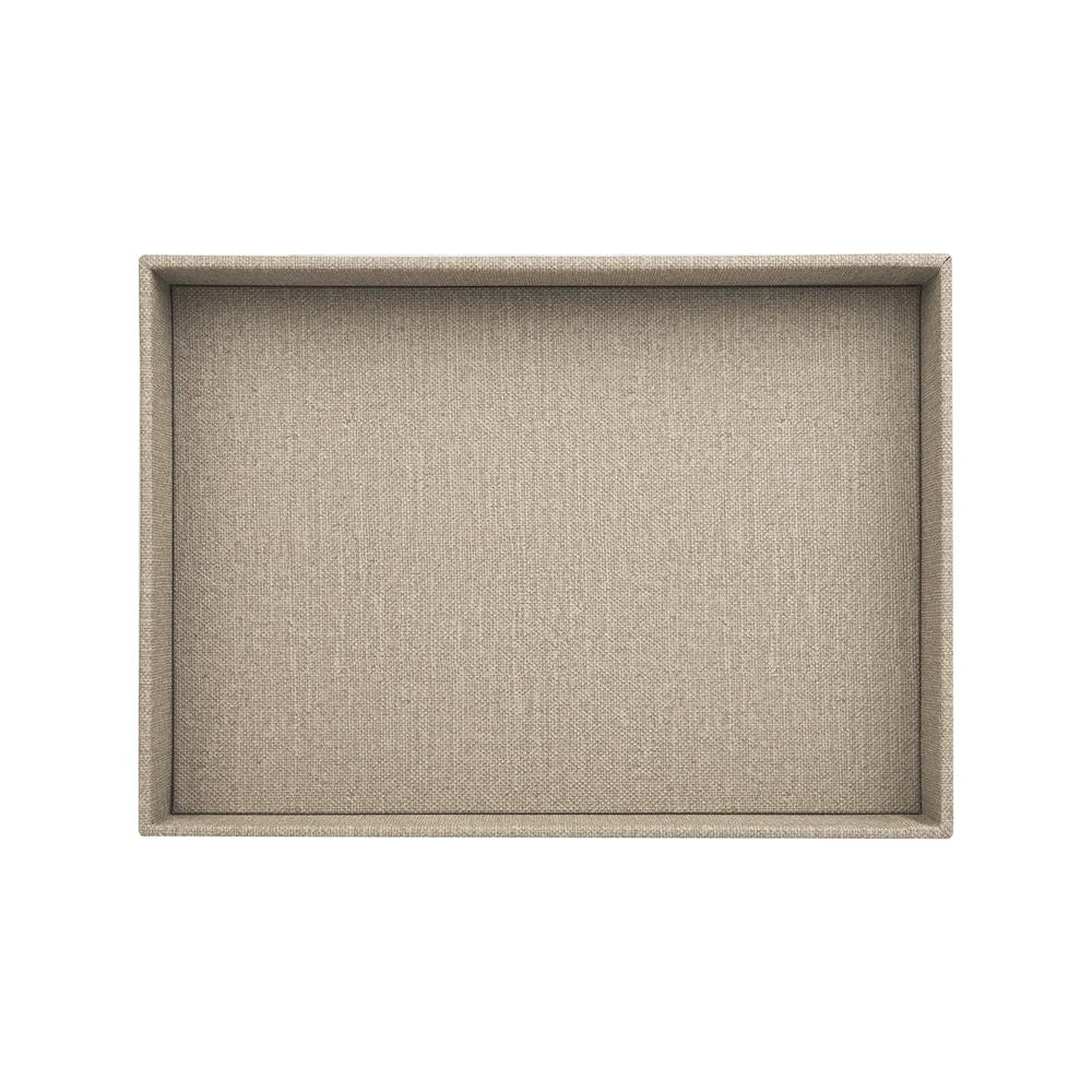 ถาด PVC KECH PERTH L 35x25x3.5ซม. สีน้ำตาล