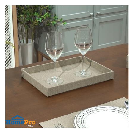 ถาด PVC KECH PERTH L 35x25x3.5ซม. สีน้ำตาล_4