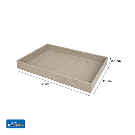 ถาด PVC KECH PERTH L 35x25x3.5ซม. สีน้ำตาล_5