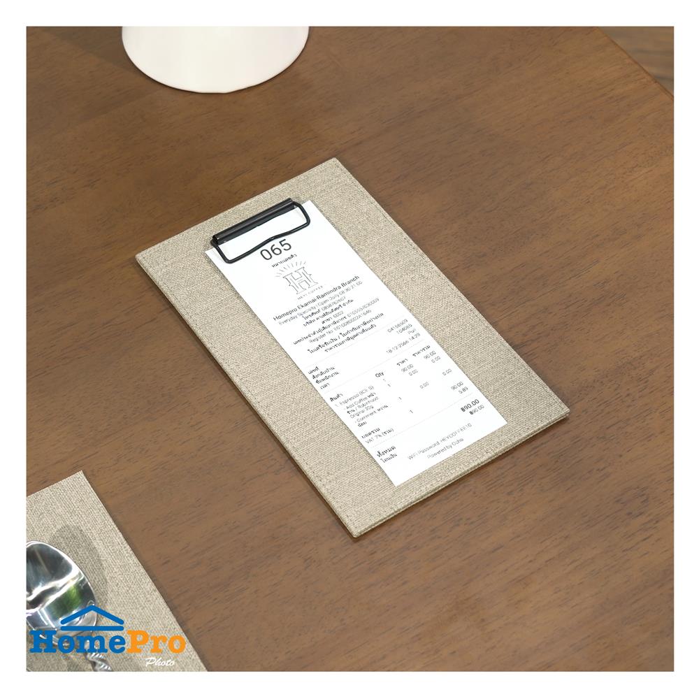 สมุดเช็คบิล PVC KECH RIPON สีน้ำตาล