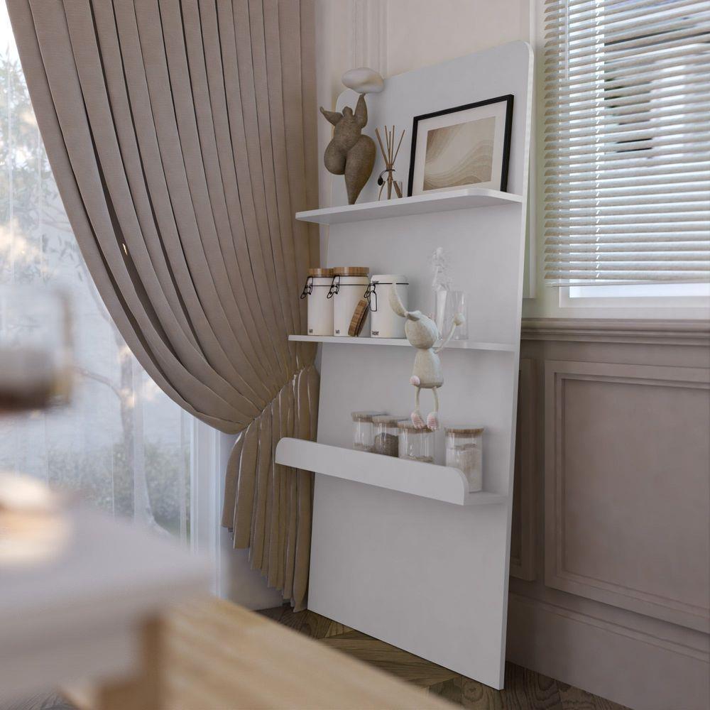 ชั้นวางของโล่ง SB FURNITURE MELLOE 19216512 80 ซม. สีขาว