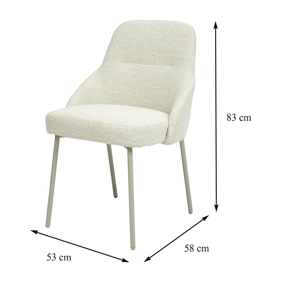 เก้าอี้ FURDINI BONA สีน้ำตาลอมเทา