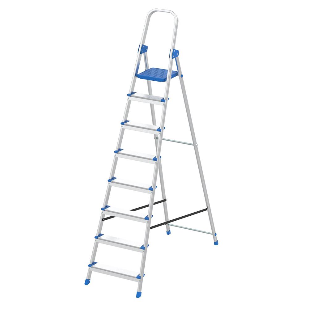 บันไดอะลูมิเนียมทรง A มีมือจับ MATALL WK4028-8 8 ขั้น_1