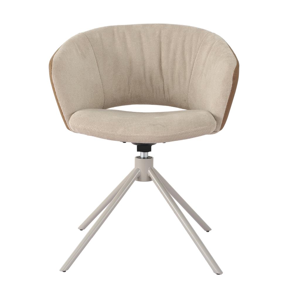 เก้าอี้ห้องอาหารหมุนได้ BENETTA EVA สีน้ำตาล