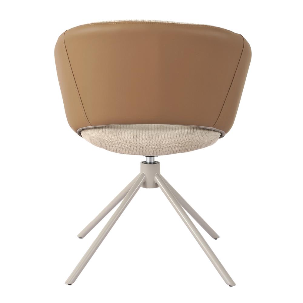 เก้าอี้ห้องอาหารหมุนได้ BENETTA EVA สีน้ำตาล