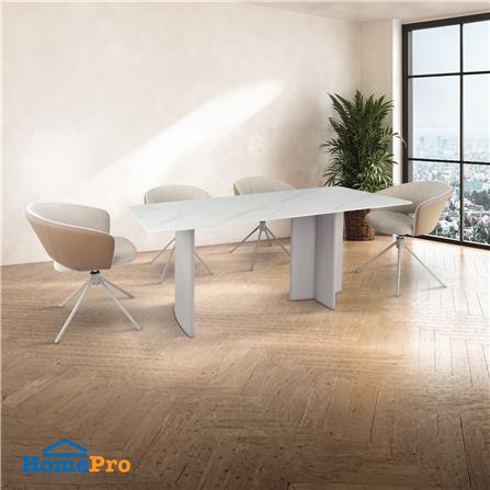 เก้าอี้ห้องอาหารหมุนได้ BENETTA EVA สีน้ำตาล_4