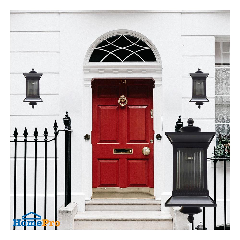 ไฟกิ่งภายนอก L&E 36-01727 สีดำ