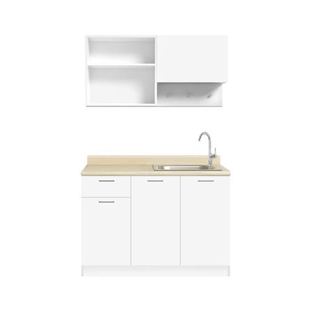 ครัวสำเร็จรูปท็อปซิงค์ขวา CABIN NAMI 1.2 ม. สีขาว_1