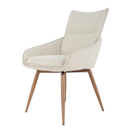 เก้าอี้ห้องอาหารหมุนได้ FURDINI MABEL สีน้ำตาล