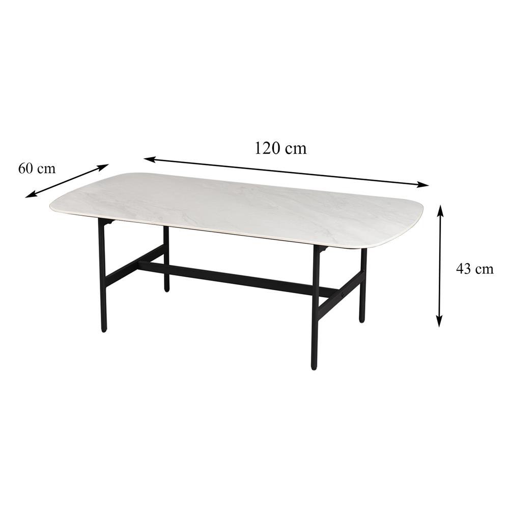 โต๊ะกลาง BENETTA PORCH TOP สีขาว