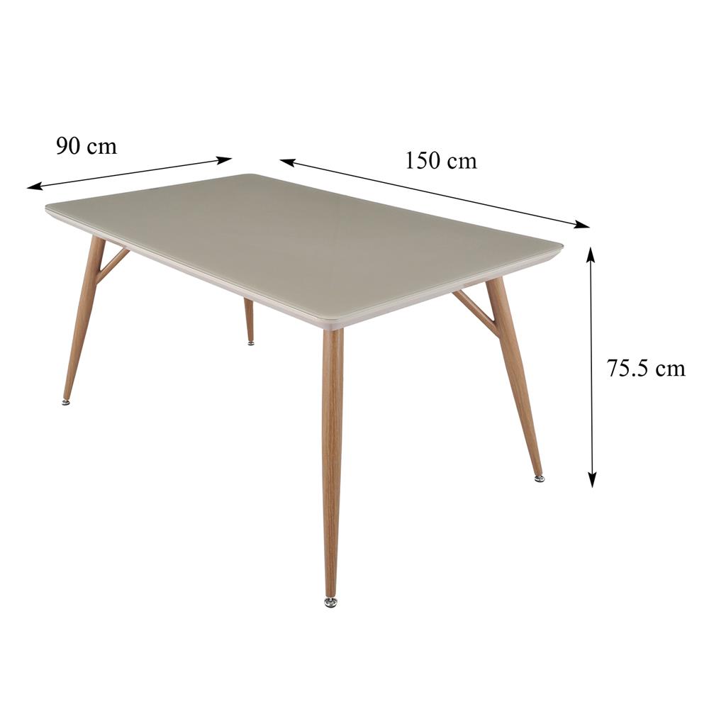 โต๊ะอาหาร FURDINI REGARD สีเทา