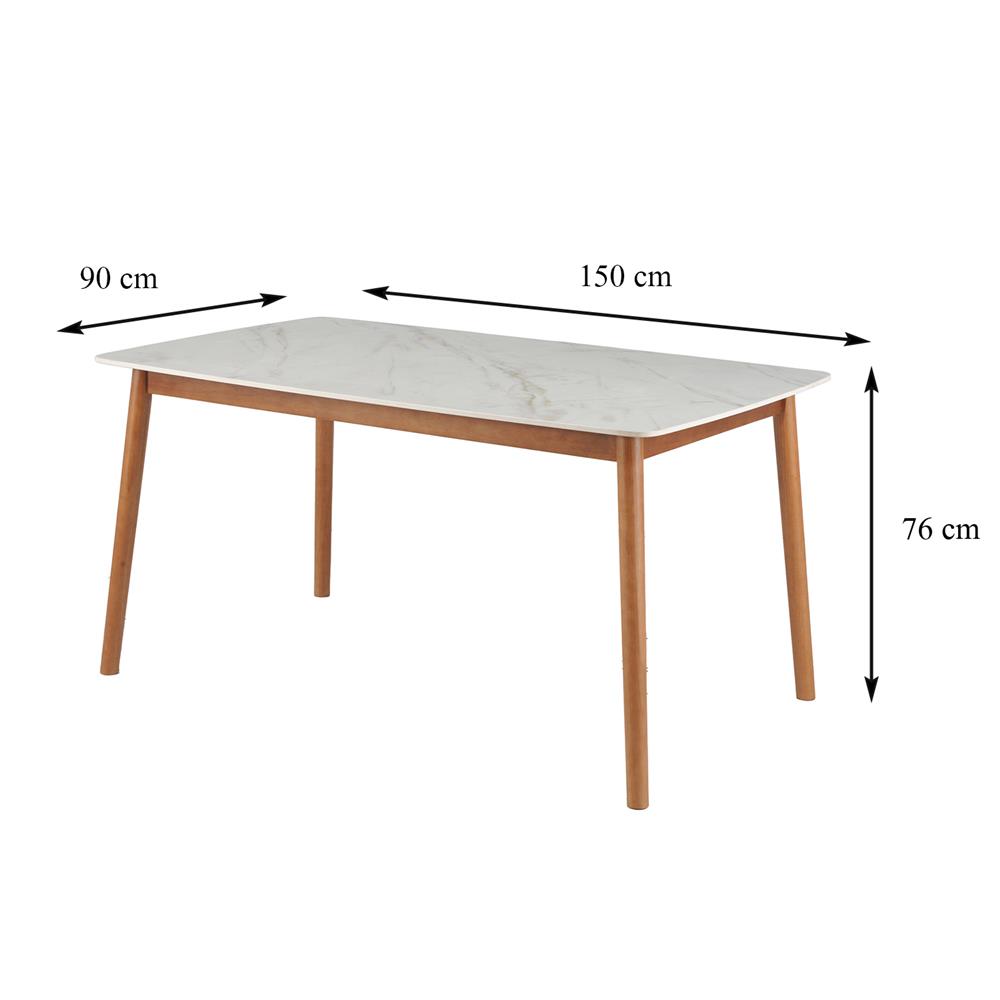 โต๊ะอาหาร FURDINI LAGUNA สีขาว