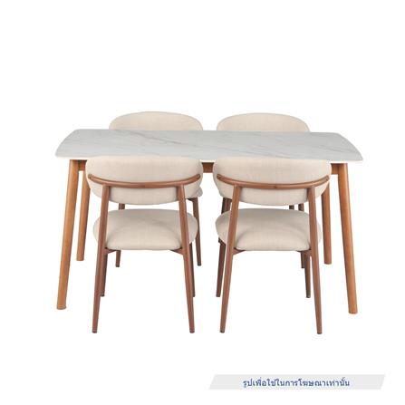 โต๊ะอาหาร FURDINI LAGUNA สีขาว_5