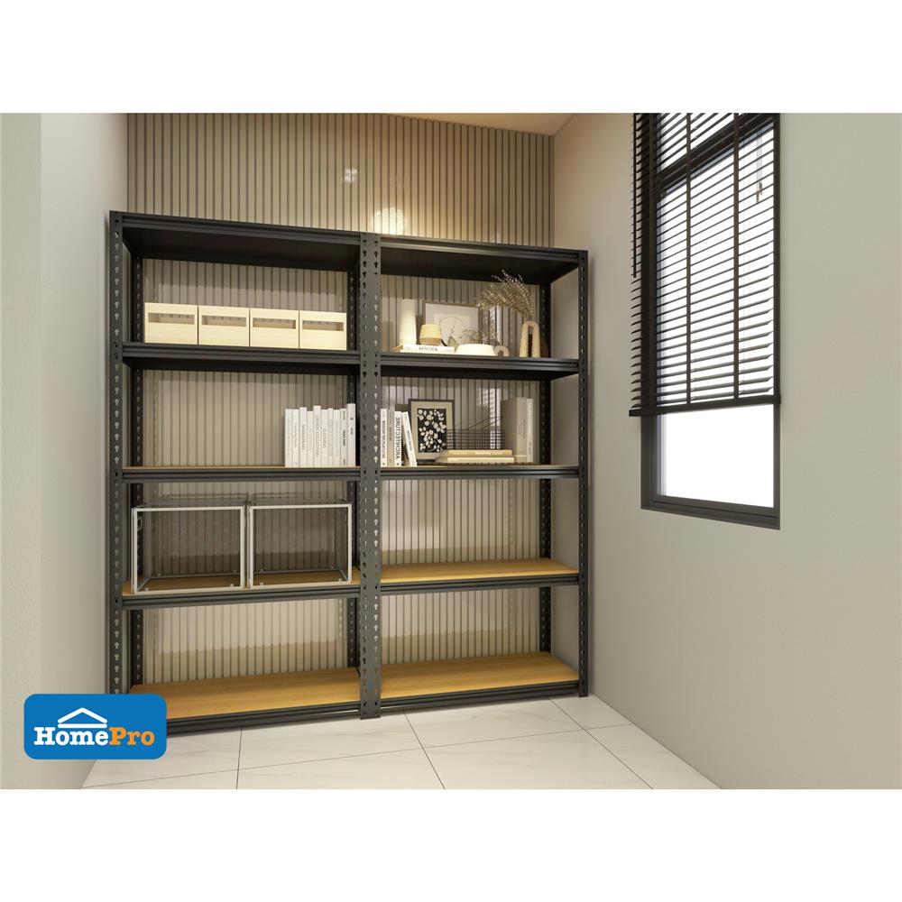 ชั้นวางของโล่ง 5 ชั้น FURDINI HARV 90 ซม. สีดำ