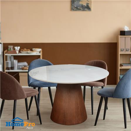 โต๊ะอาหาร FURDINI MOUNTEN สีขาว/วอลนัท_5