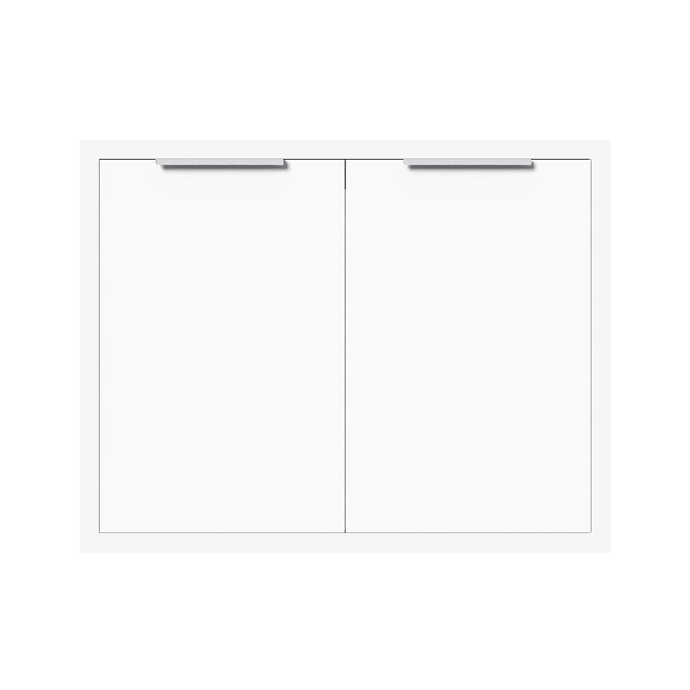 บานซิงค์คู่ CABIN HANS 84x65 ซม. สีขาว