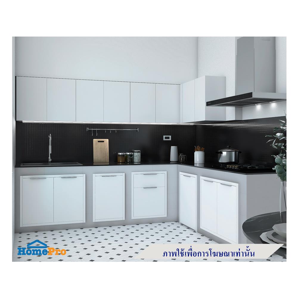 บานซิงค์คู่ CABIN HANS 84x65 ซม. สีขาว