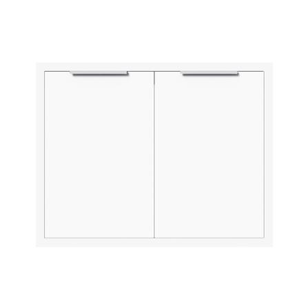 บานซิงค์คู่ CABIN HANS 84x65 ซม. สีขาว