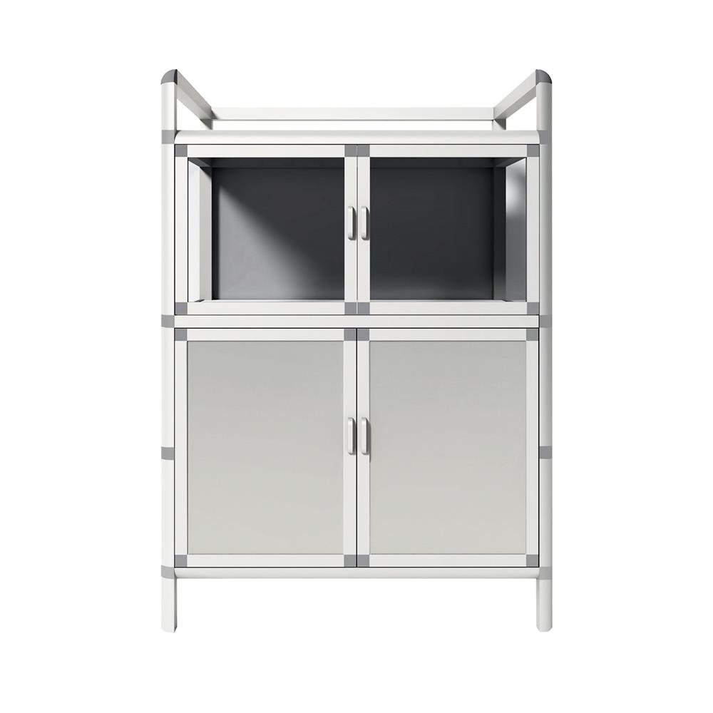 ตู้กับข้าว CABIN BOOM 65X92 ซม. สีเงิน