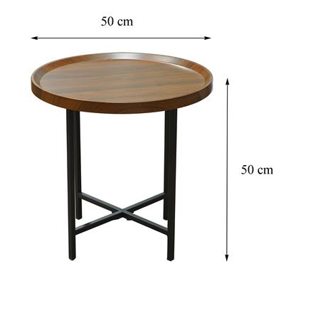 โต๊ะกลาง 2 ชิ้น FURDINI HEAL สีวอลนัท_12