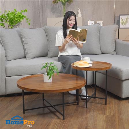โต๊ะกลาง 2 ชิ้น FURDINI HEAL สีวอลนัท_9