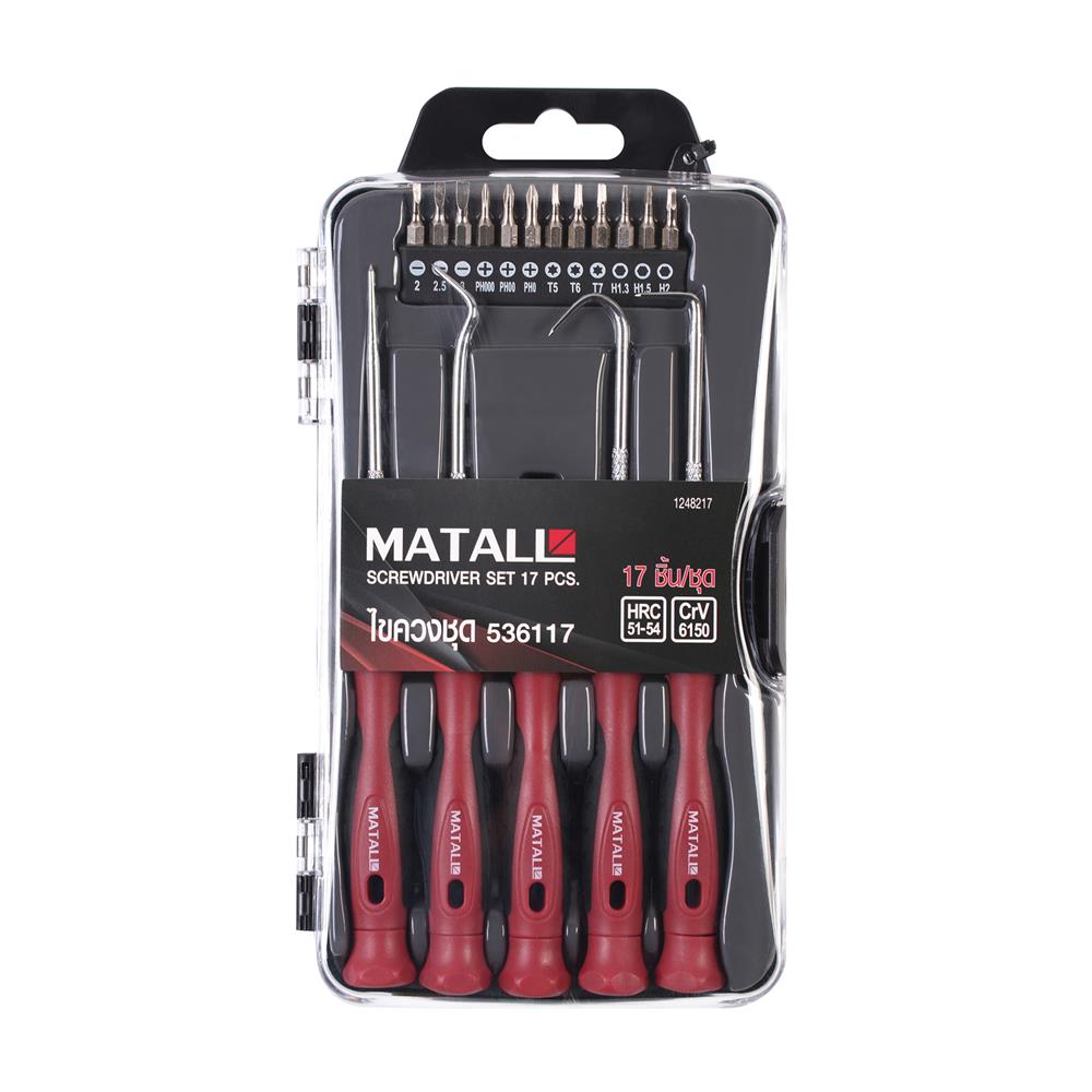 ไขควงอเนกประสงค์ MATALL 536117 17 ชิ้น/ชุด